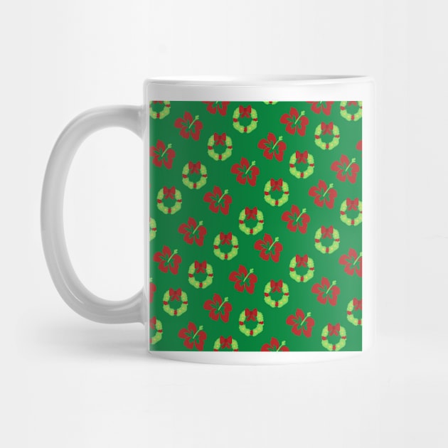 hawaii christmas aloha print mele kalikimaka pattern by maplunk